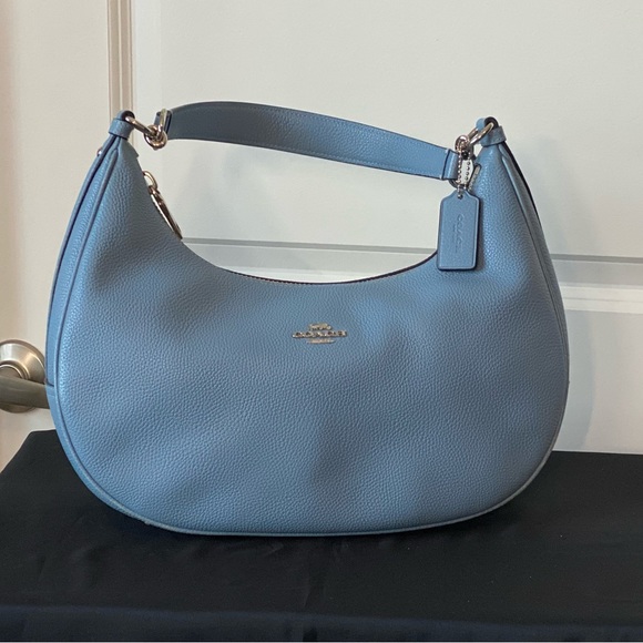 Coach Blue Leather purse - Picture 3 of 13